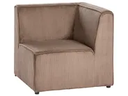 Modular Sofa 2 Seater LEMVIG Corduroy Dark Beige_1053267