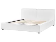 Bed Boucle LINARDS 160 x 200 cm (EU King Size) White_930532