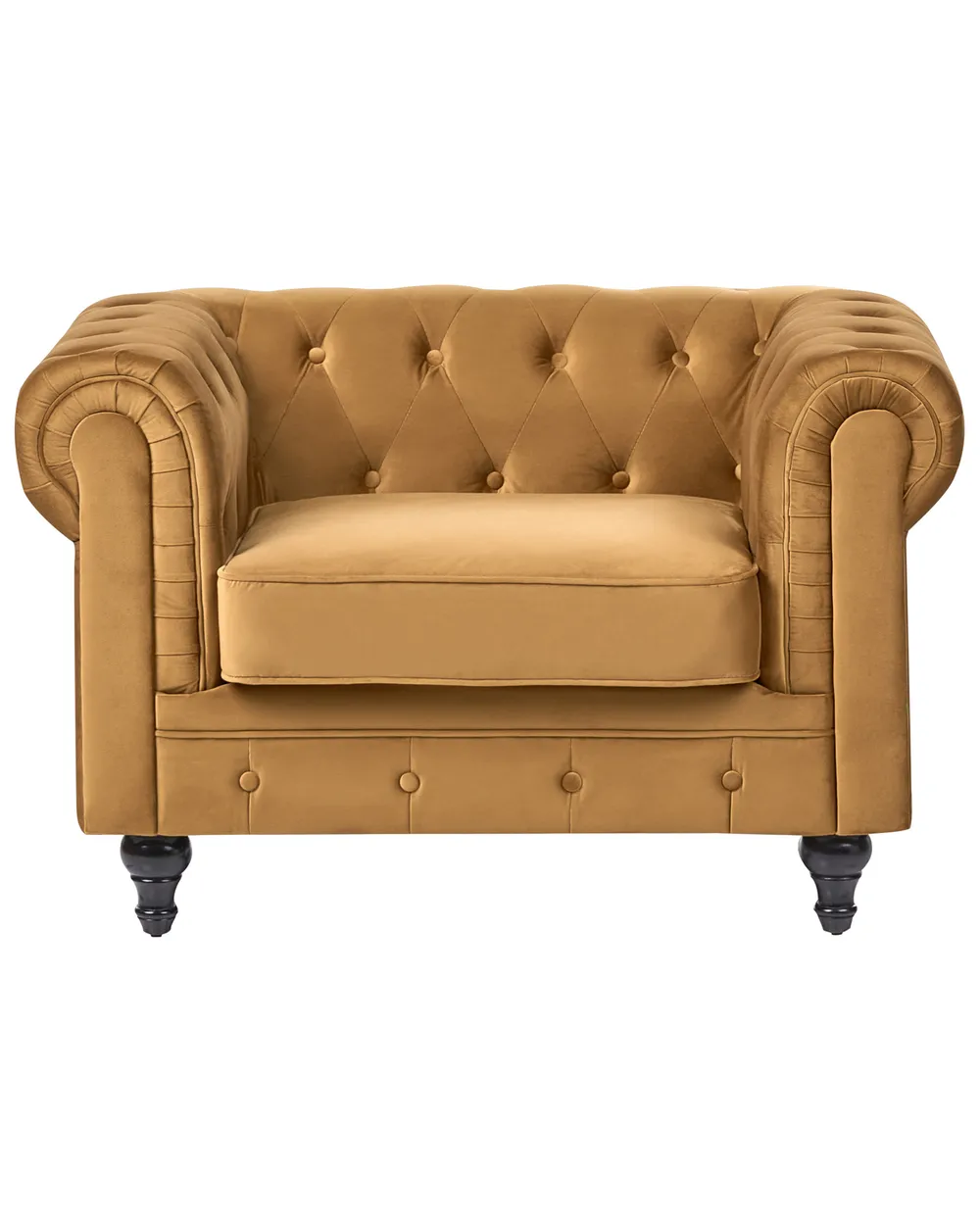 Poltrona CHESTERFIELD Velluto Oro_1041639
