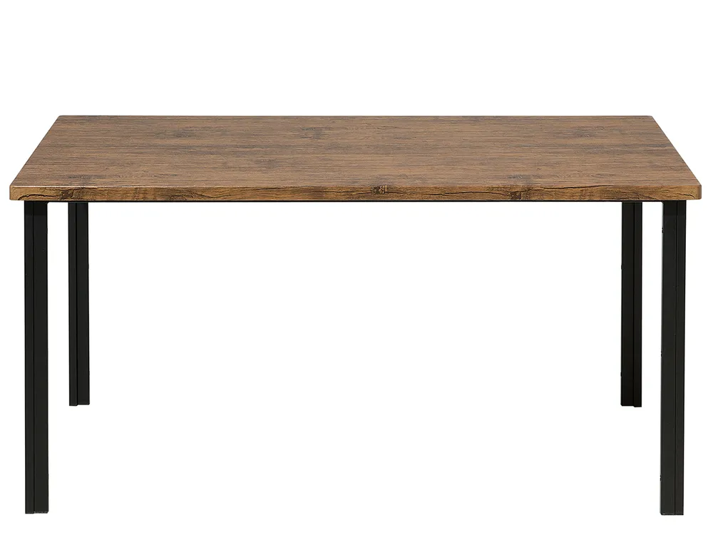 Dining Set LAREDO Dark Brown 6 Seater_690199