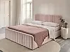 Lit ottoman LUNAN Rose pastel 160 x 200 cm