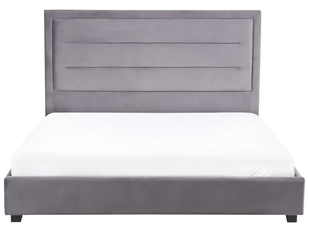 Bed Velvet ROUEN 160 x 200 cm (EU King Size) Dark Grey_1004579