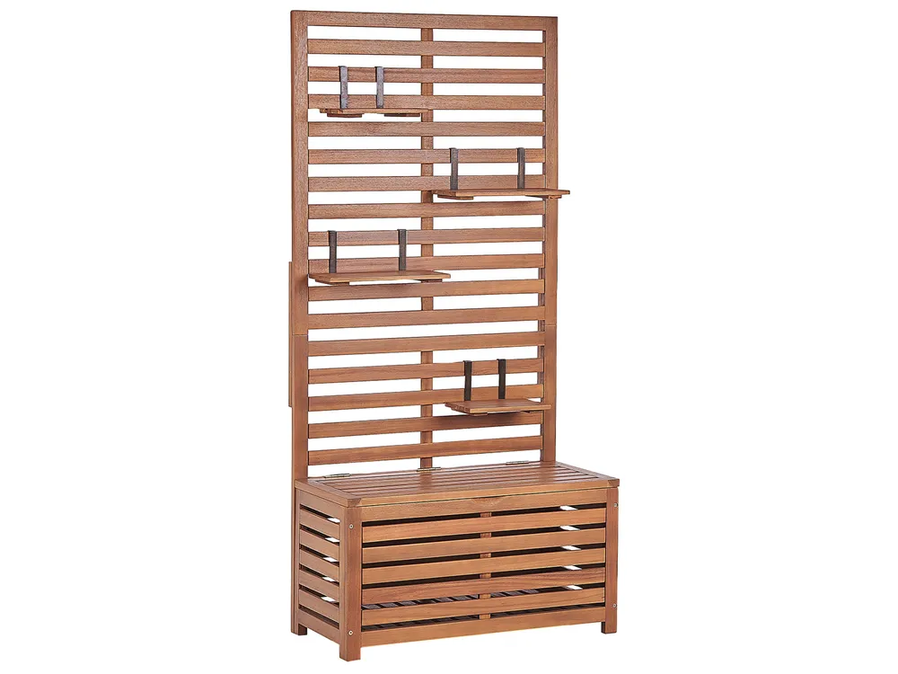 Panca Da Giardino In Legno Massello – Seduta Larga E Spessa, Struttura A Tenone E Mortasa, Misure 90x20x35 Cm, Per Esterni E Ingressi