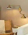 Lampa ścienna KADASSA Regulowana Metal Złoty
