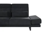 Corner Sofa 4 Seater IKAST Fabric Black Right Hand_959942