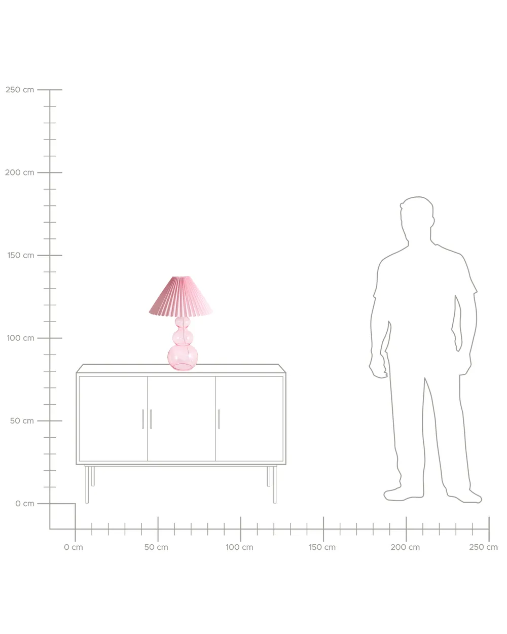 Table Lamp SENGWA Glass Pink_1027446