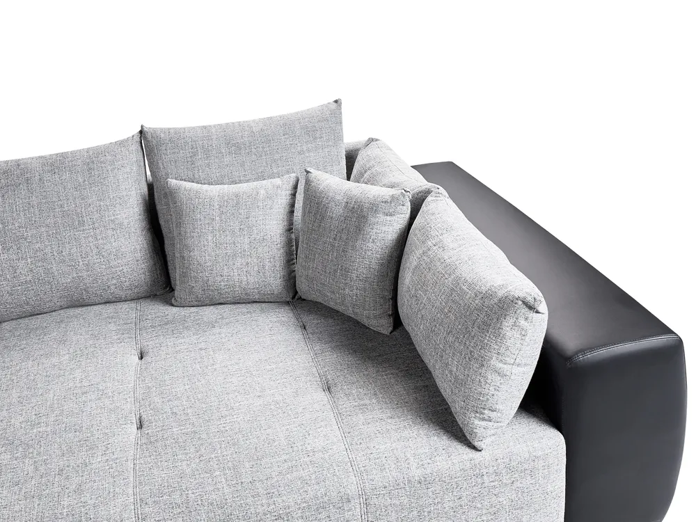 Sofa 4 Seater TORPO Fabric Grey_733405