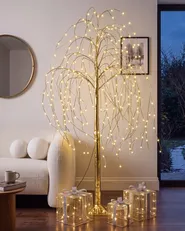 Outdoor Decoration LED BALIONI 180 cm Tree Gold_1118802