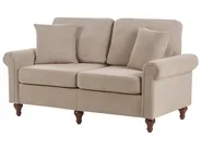 Set da salotto 5 posti GINNERUP Tessuto Tortora_1035464