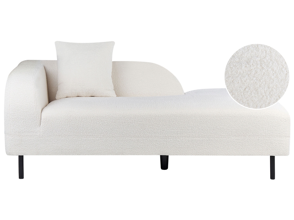 White lounge chaise discount