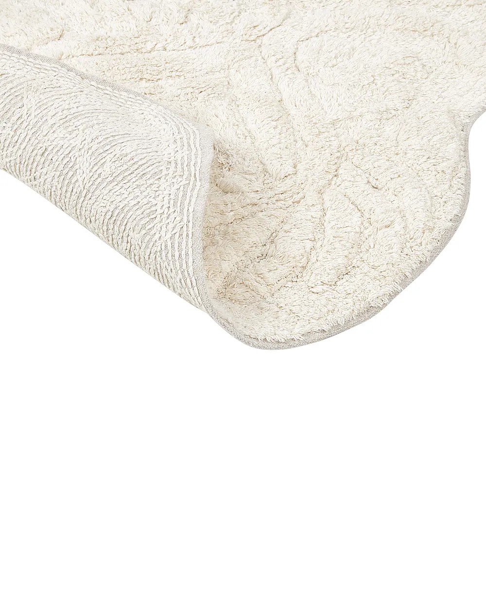 Tappeto da bagno CANBAR Beige chiaro 150 x 60 cm Cotone_905472