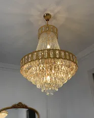 Chandelier MEKI Crystal Gold_1072295