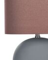 Lampada da tavolo ceramica grigio 43 cm AREOSO_878724