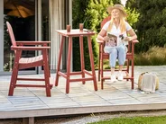 Garden Bar Table ADIRONDACK 60 cm 59 cm Synthetic Material Red_938574