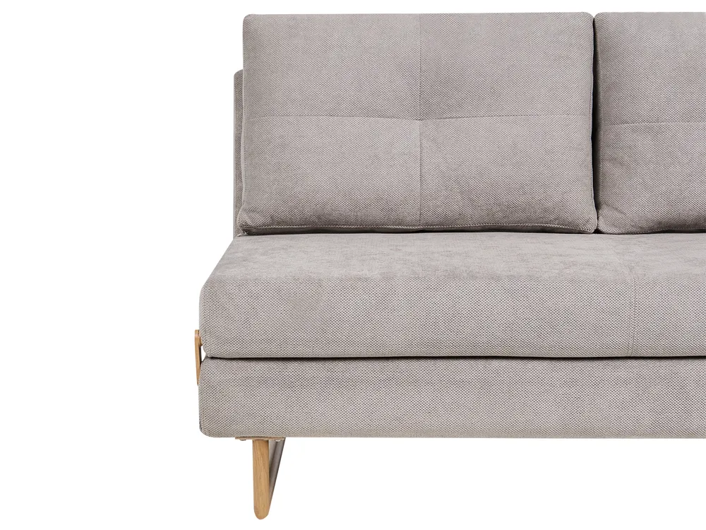 Set da salotto 6 posti JERSLEV Tessuto Grigio_1013819