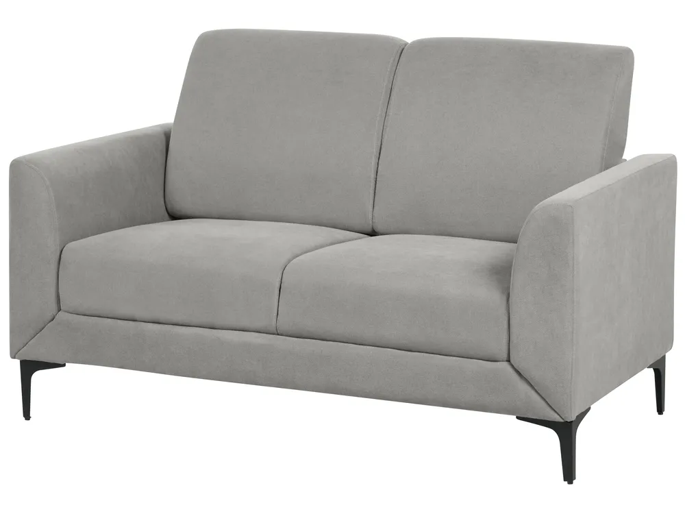 Divano 2 posti FENES Tessuto Grigio_897834
