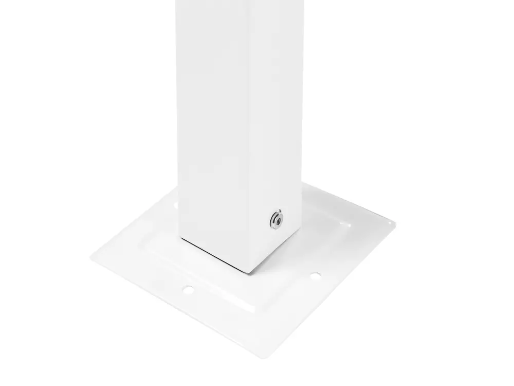 Gazebo LED PARGA 310 cm 310 cm Metallo Grigio_900893