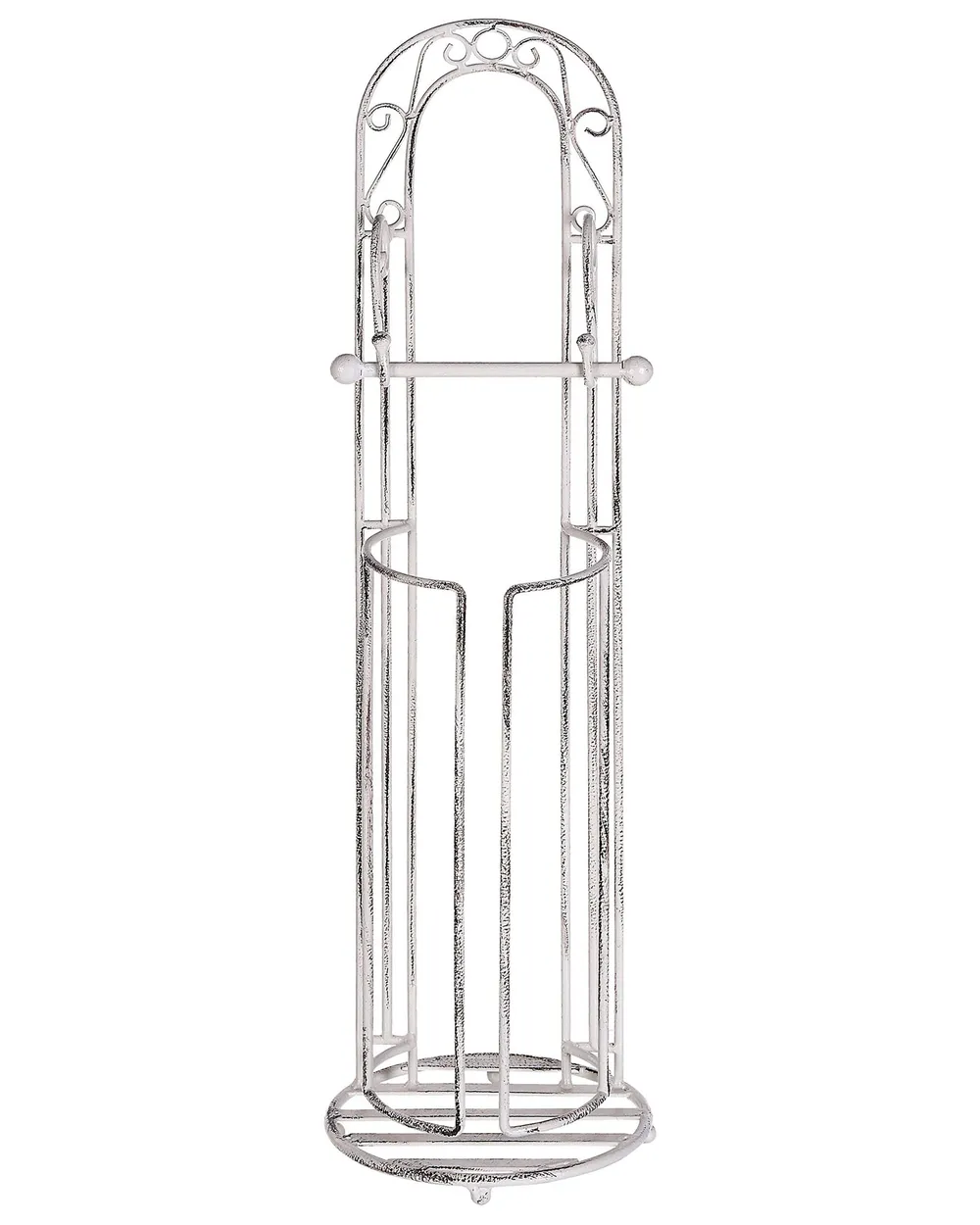 Toilet Roll and Brush Holder TEMUCO Metal White_790956