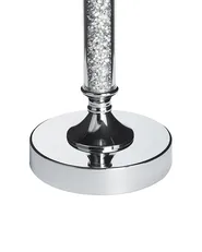 Świecznik ABBEVILLE 48 cm Szkło Srebrny_788837