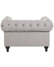 Armchair CHESTERFIELD Fabric Light Grey_675640