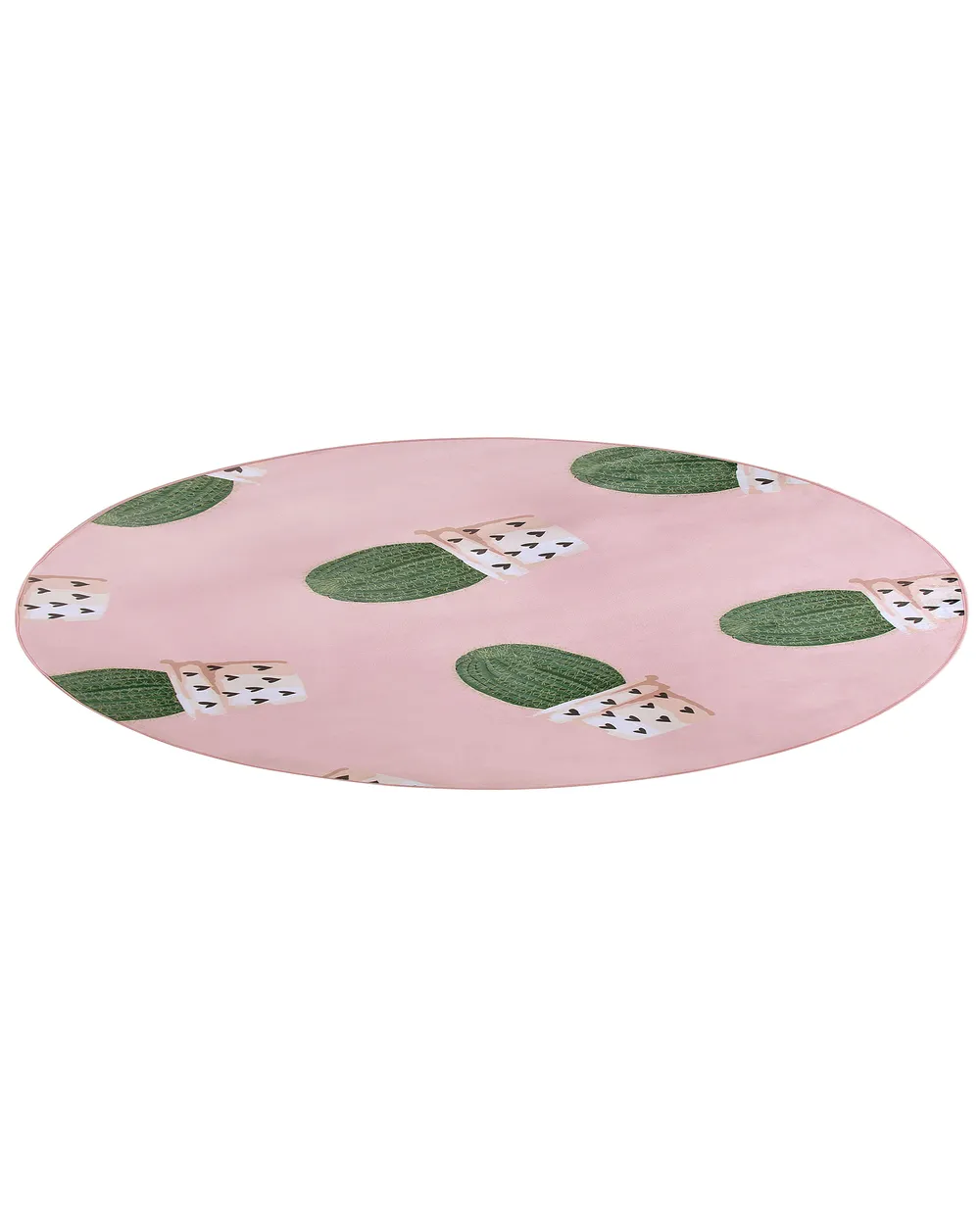 Tappeto per bambini ELDIVAN Rosa ø 120 cm_867869