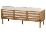 Sofa ogrodowa dla 3 osób BARATTI Drewno akacjowe Brązowy_830834