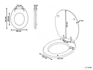 Sedile per WC CUAREIM Soft Close Bambù Marrone chiaro_1016520
