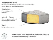 Have-hjørnesofa 5 personers LORETELLO Grå_874010