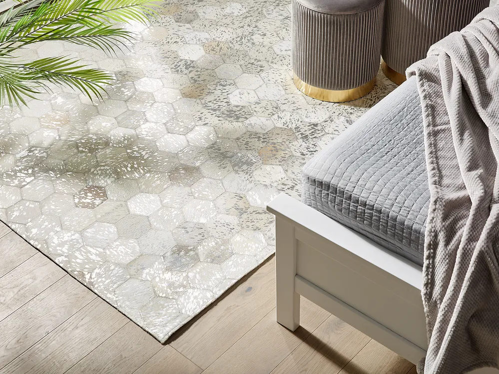 Rug BOZKOY Silver 140 x 200 cm_795993