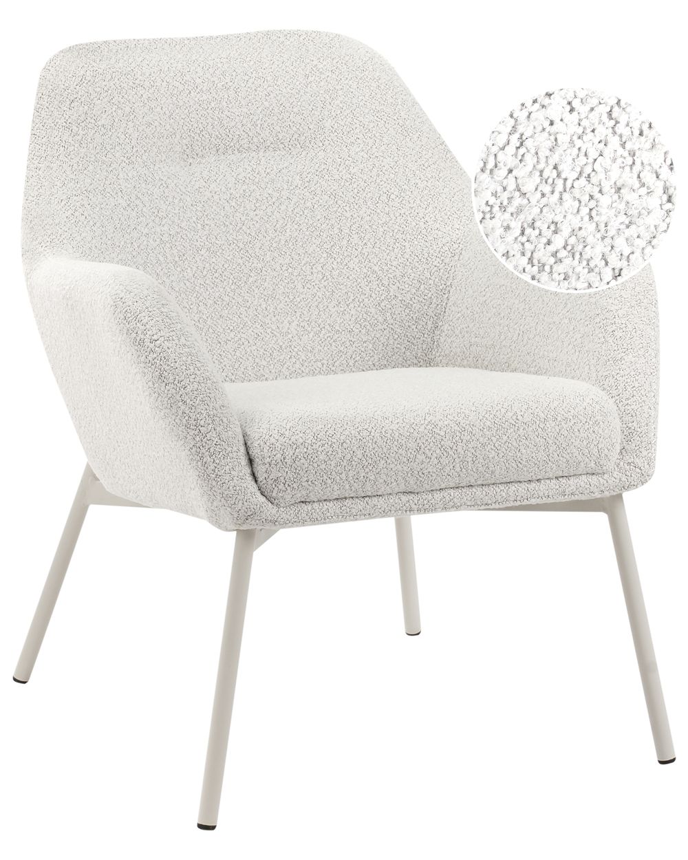 Armchair JABRO Fabric Off-White