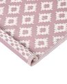 Outdoor Area Rug 120 x 180 cm Pink THANE_918558
