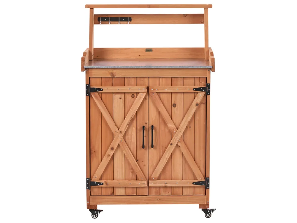 Ültetőasztal ALTOLIA 70 cm 119 cm Fenyőfa Barna_1032128