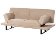 Sofa Bed 2 Seater YORK Boucle Beige_1009234