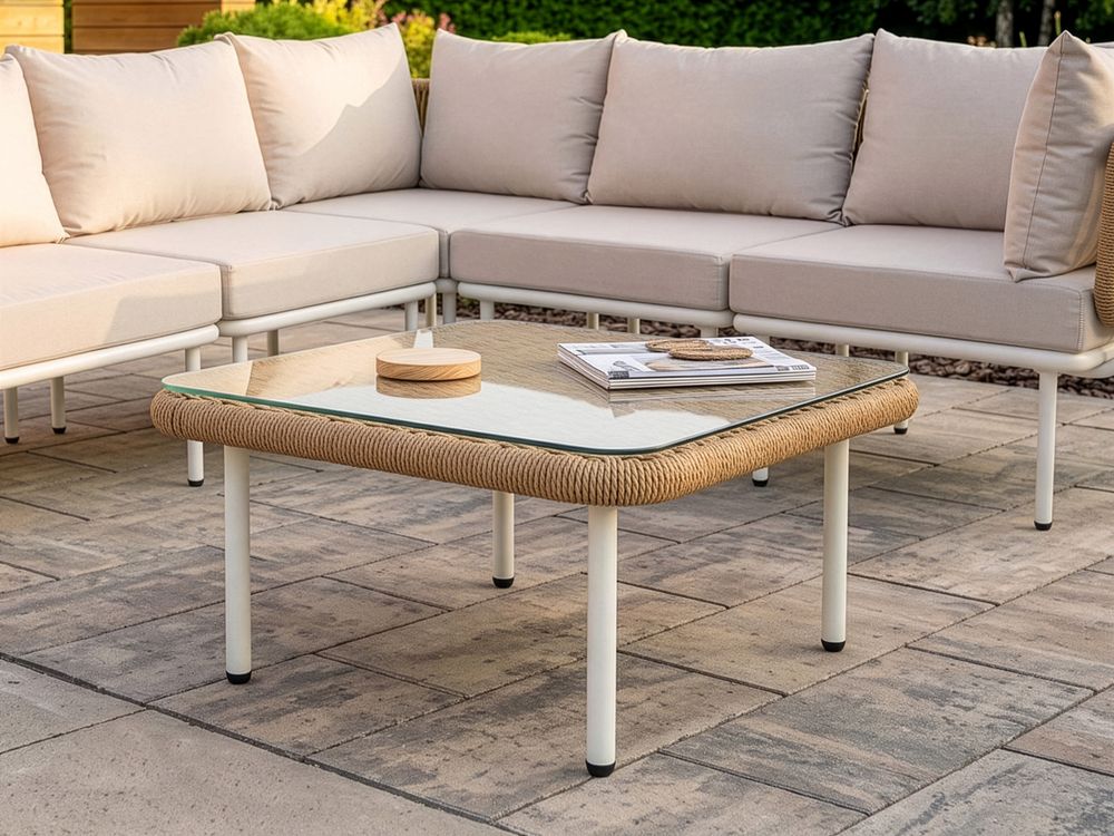 Coffee Table BAUCINA 60 cm 60 cm Light Brown
