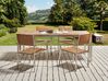 Certified Teak Garden Dining Table 200 x 90 cm Light Wood VIAREGGIO II_882913