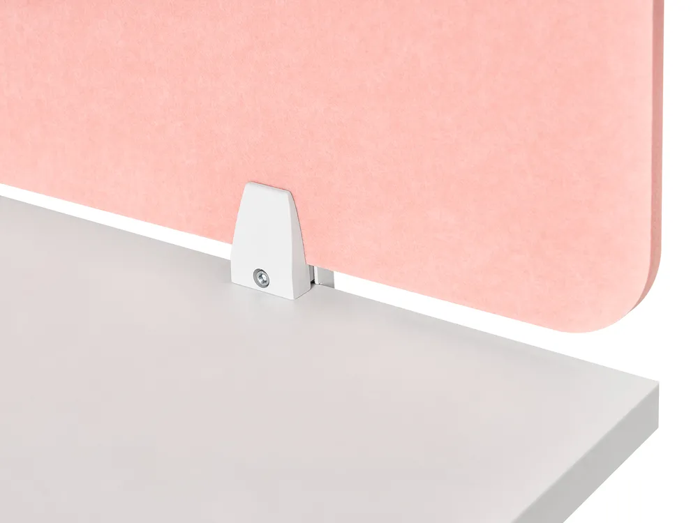 Desk Screen SPLIT 120 x 50 cm Peach Pink_1050607