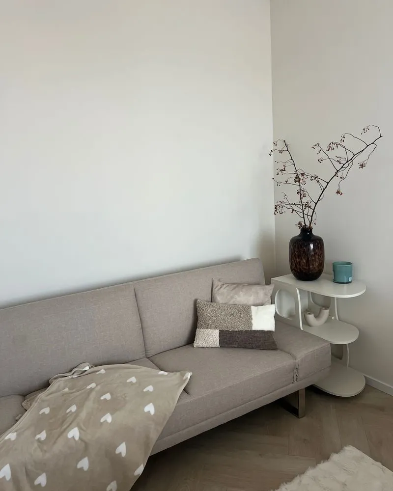 Sofa Bed 2 Seater YORK Fabric Beige_973911
