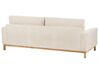 3 Seater Jumbo Cord Sofa Light Beige SIGGARD_920582