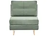 Single Sofa Bed JERSLEV Fabric Light Green