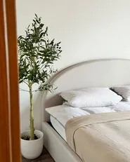 Ottoman Bed VAUCLUSE Fabric Light Beige 160 x 200 cm (EU King Size)_937543