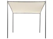 Gazebo VIMINO 282 cm 294 cm Metal Beige_866406