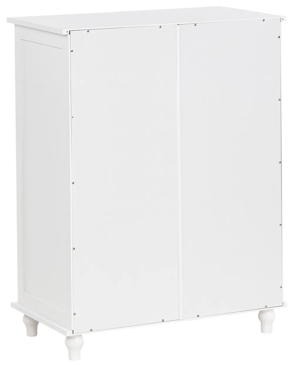 Glass Display Sideboard CARLET 71 cm White_968130