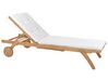 Sun Lounger Pad Cushion White CESANA_897666