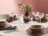 Set of 4 Champagne Saucers MORGANITE 300 ml Transparent_923422