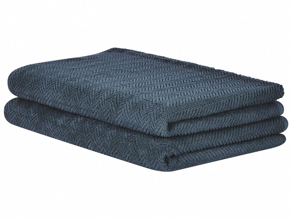 Midnight blue towels on sale
