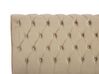 Velvet EU King Size Bed Beige AVALLON_728973