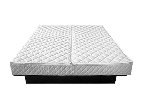Waterbed Faux Leather ZEN 160 x 200 cm (EU King Size) White_754511