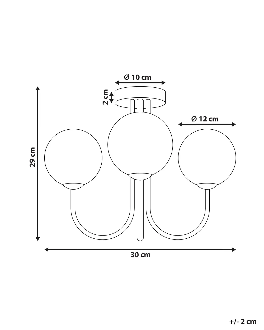 Ceiling Lamp ANADYR Glass Beige_943056
