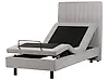 Adjustable Bed Fabric DUKE II 90 x 200 cm (EU Single) Light Grey