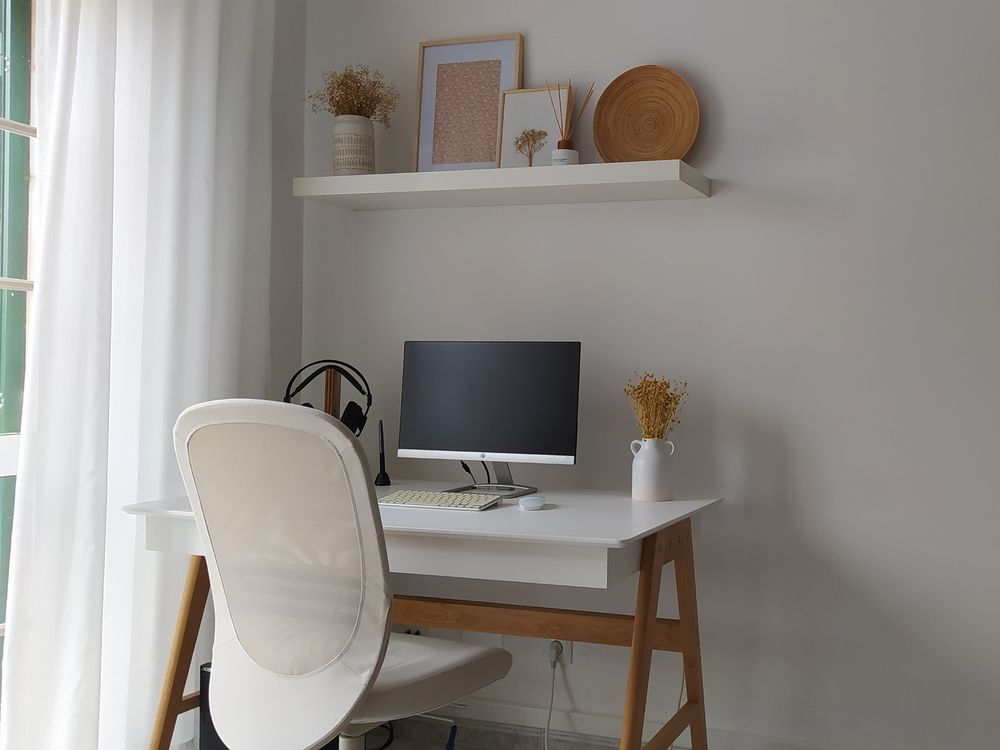 Small white home office desk sale